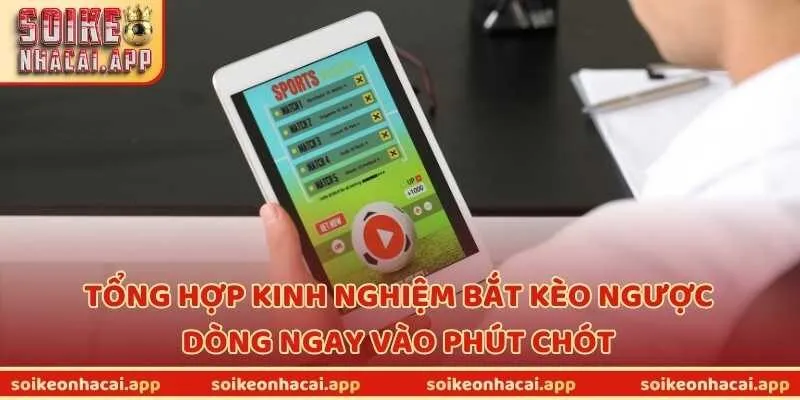 Tổng hợp kinh nghiệm bắt kèo ngược dòng ngay vào phút chót